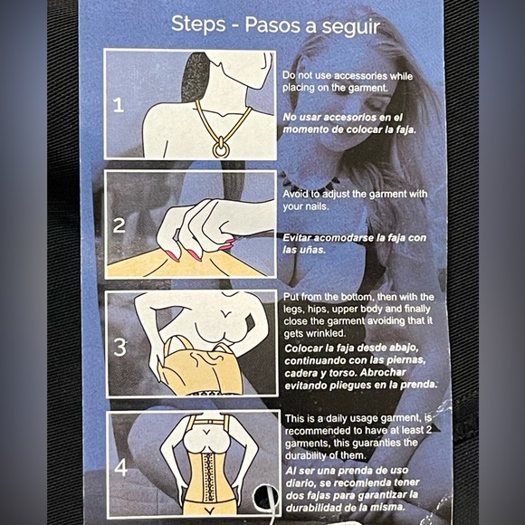 NWT Lipo Express Faja de Modelacion Booty Shaping Body Shaper Ref 1641 - Picture 10 of 10